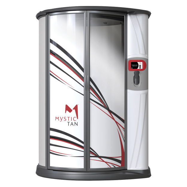 Mystic Kyss spray tanning booth